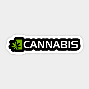 Cannabis tech Sticker